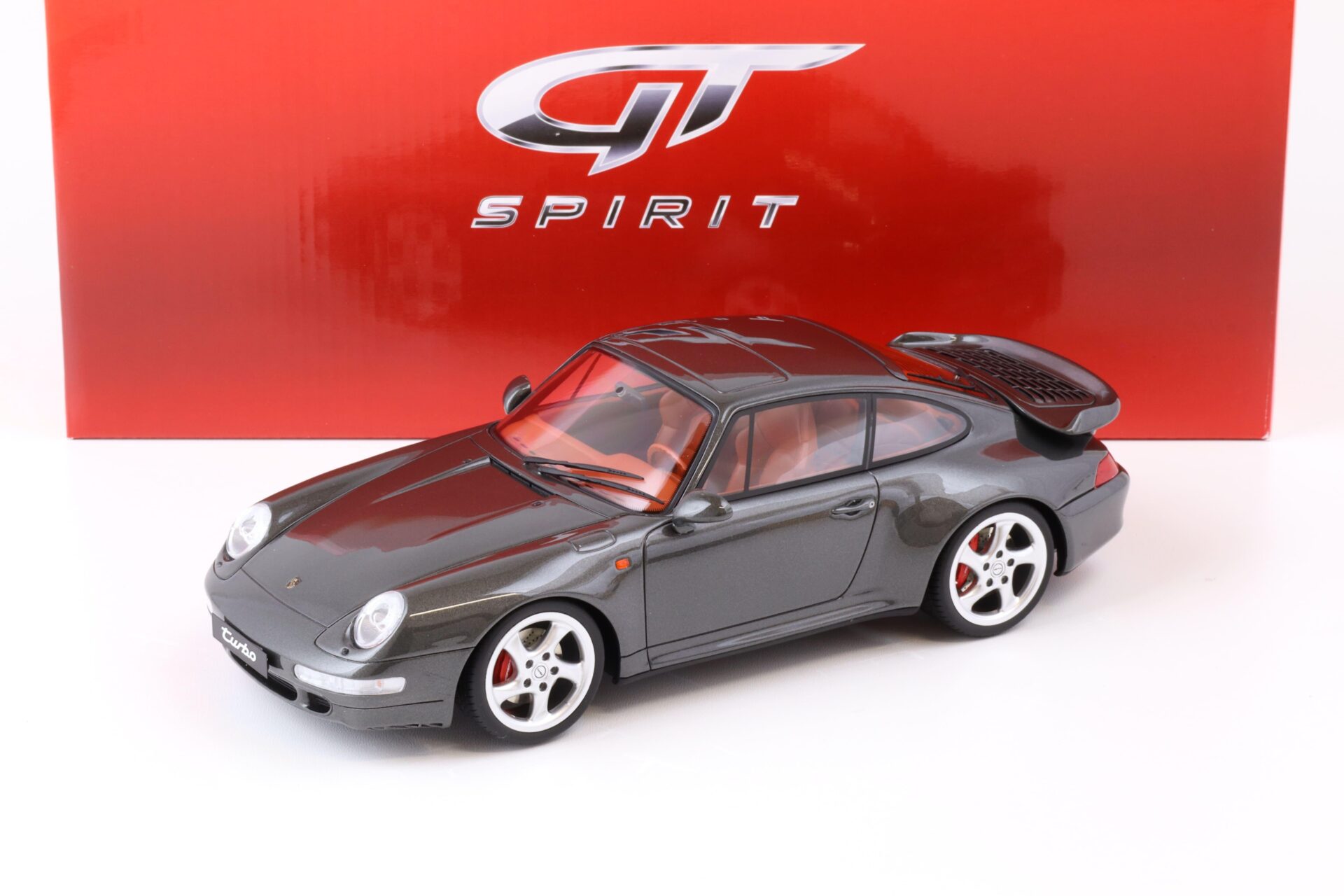 ID 72770 orig 1.jpg 1:18 GT Spirit GT051 Porsche 911 (993) Turbo Coupe grey metallic