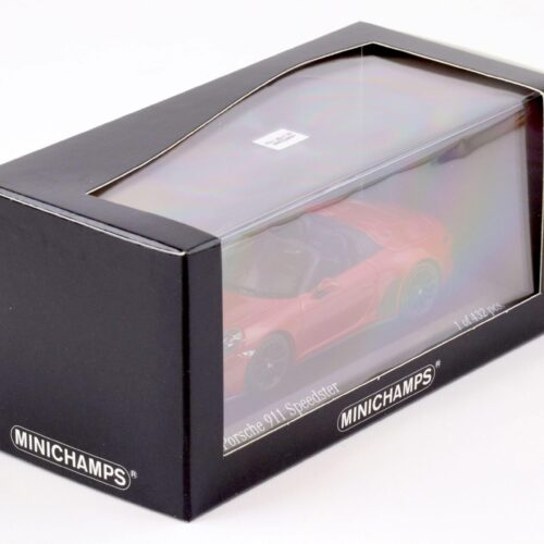 1:43 Minichamps Porsche 911 (991) Speedster 2019 Carmine red - Image 3