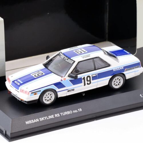 1:43 Kyosho Nissan Skyline RS Turbo (R30) Gr.A #19 blue/ white 1985