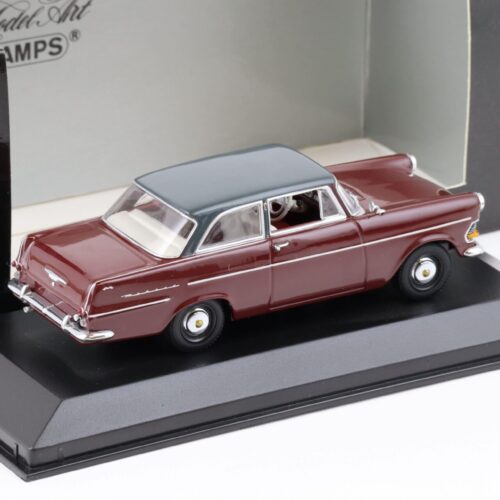 1:43 Minichamps Opel Rekord P2 Malaga red/ gray roof 1960 - Image 2