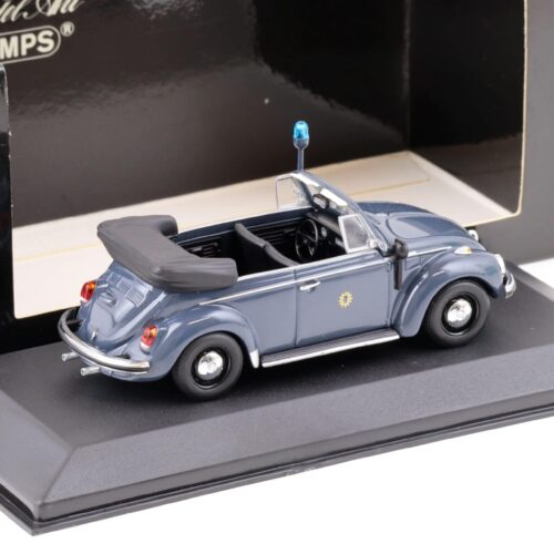 1:43 Minichamps VW 1302 Beetle Cabriolet 1970 Police Berlin - Image 2