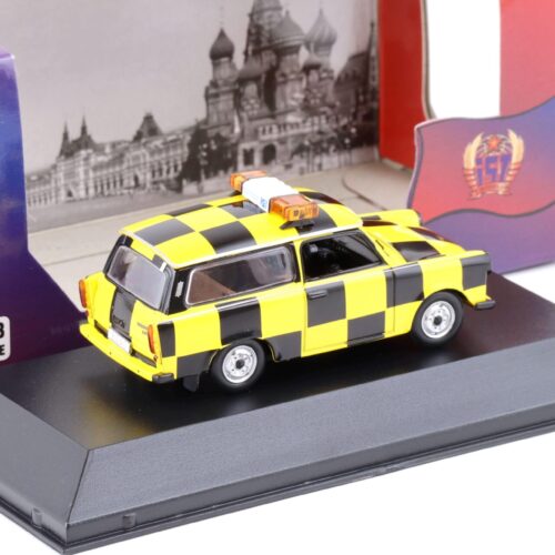 1:43 IST Models Trabant P601 Follow-Me Leipzig-Altenburg Airport yellow / black