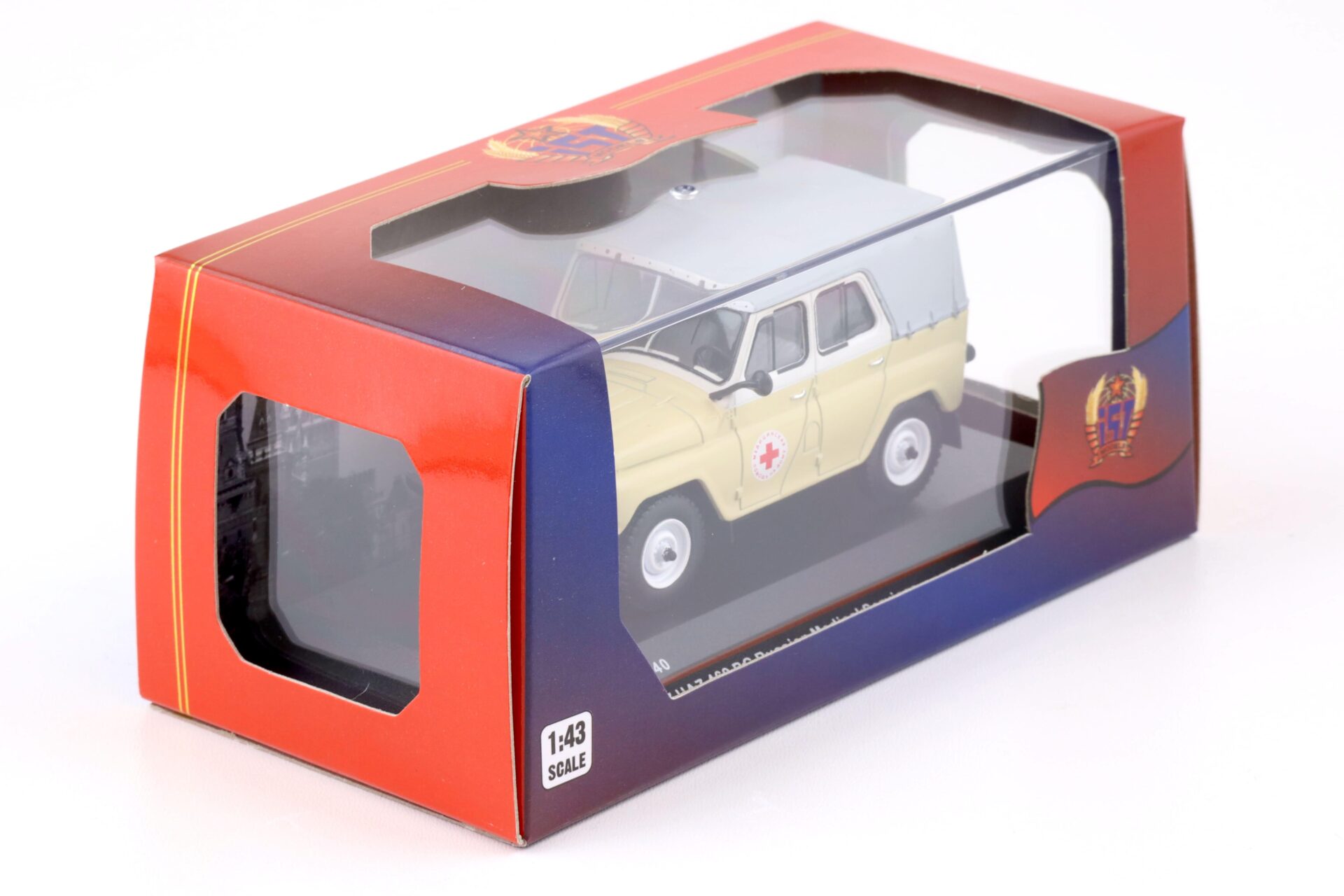 1:43 IST Models 1977 UAZ 469 BG Russian Medical Services beige