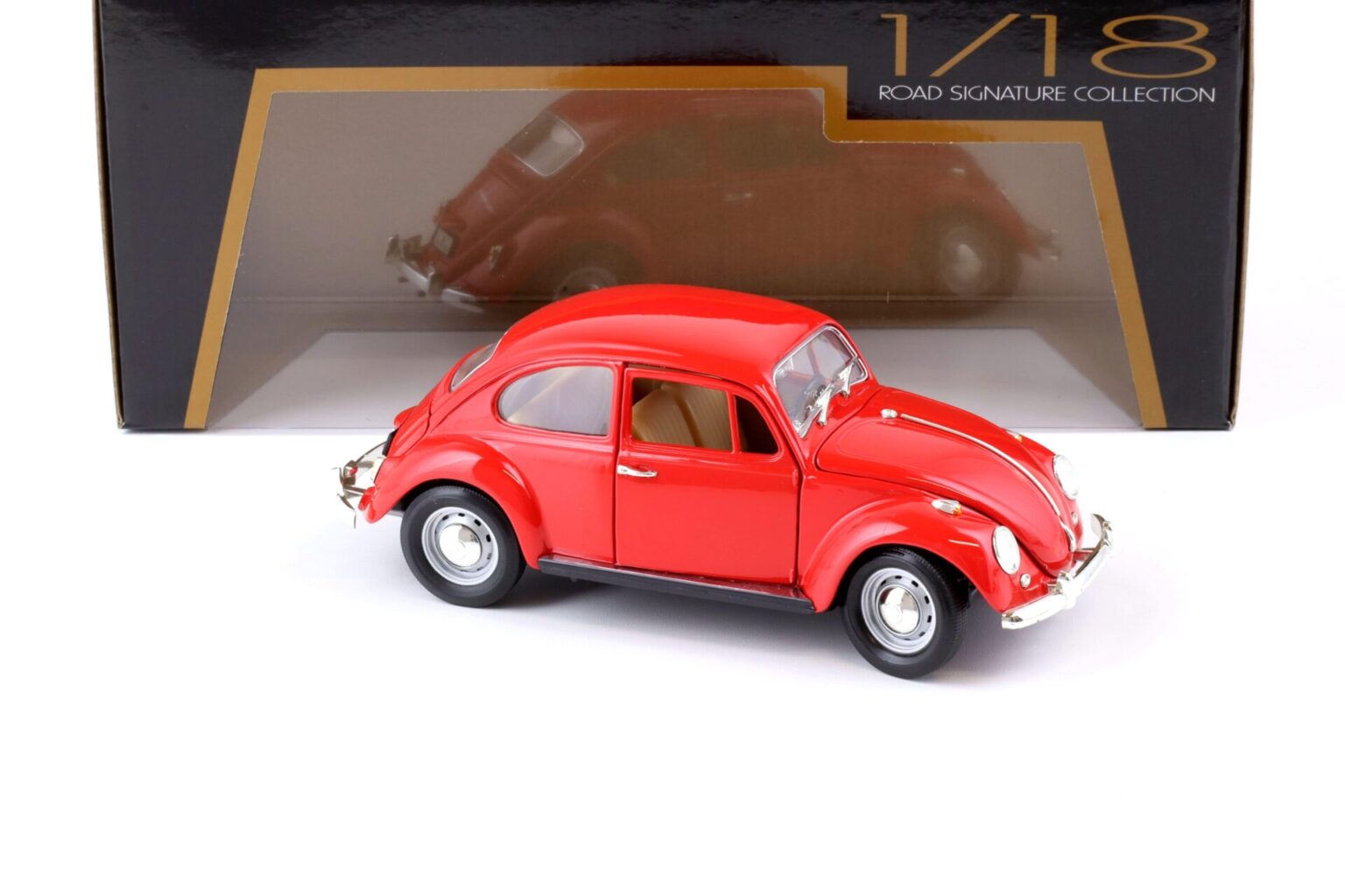 Miniature VW Beetle Camping 1967 - Échelle 1/18 - Marque Road Signature - Occasion Comme Neuf