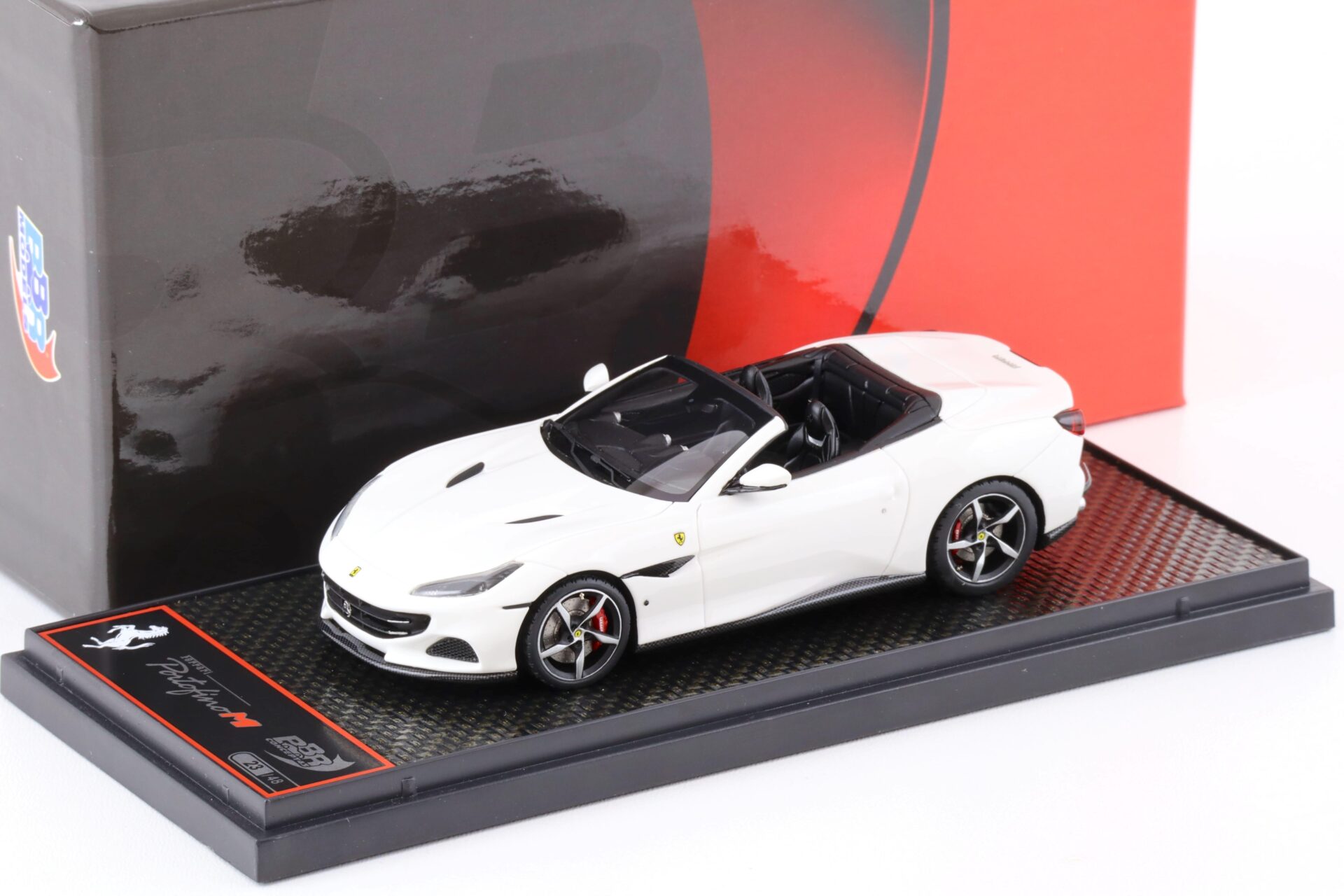 ID 73884 orig 1.jpg 1:43 BBR Ferrari Portofino M Spider Bianco Cervino/ black interior - Limited 48 pcs.