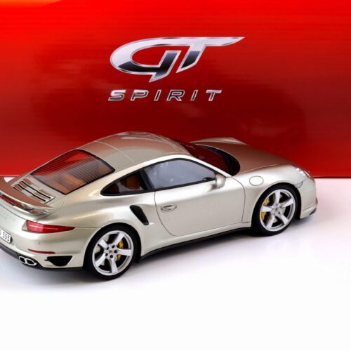 1:18 GT Spirit GT024 Porsche 911 (991) Turbo 2014 Coupe silver - Image 3
