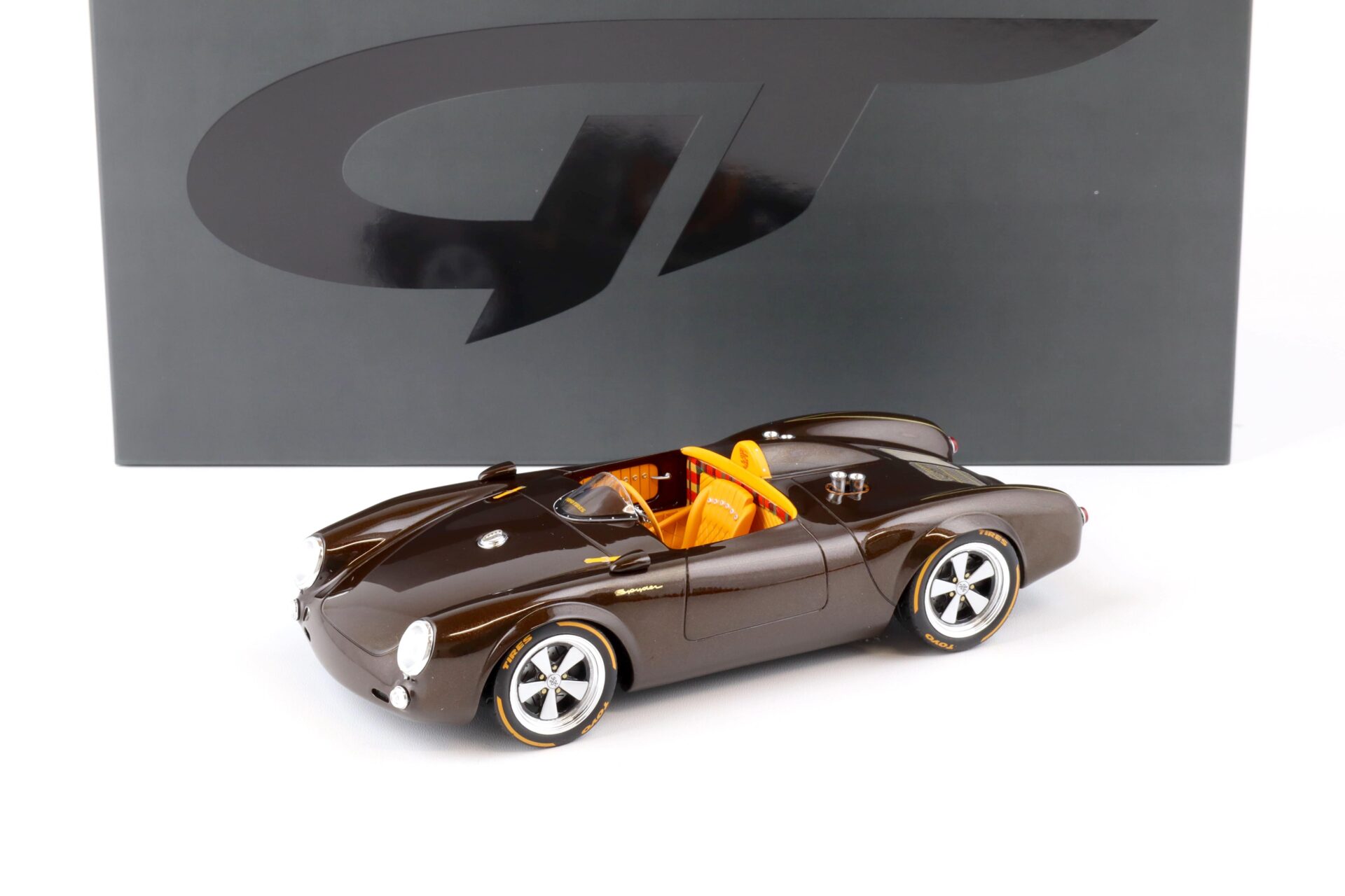 ID 74817 orig 1.jpg 1:18 GT Spirit GT416 Porsche 550 Spyder S-Klub by Slang500 and Jonsibal brown 2019