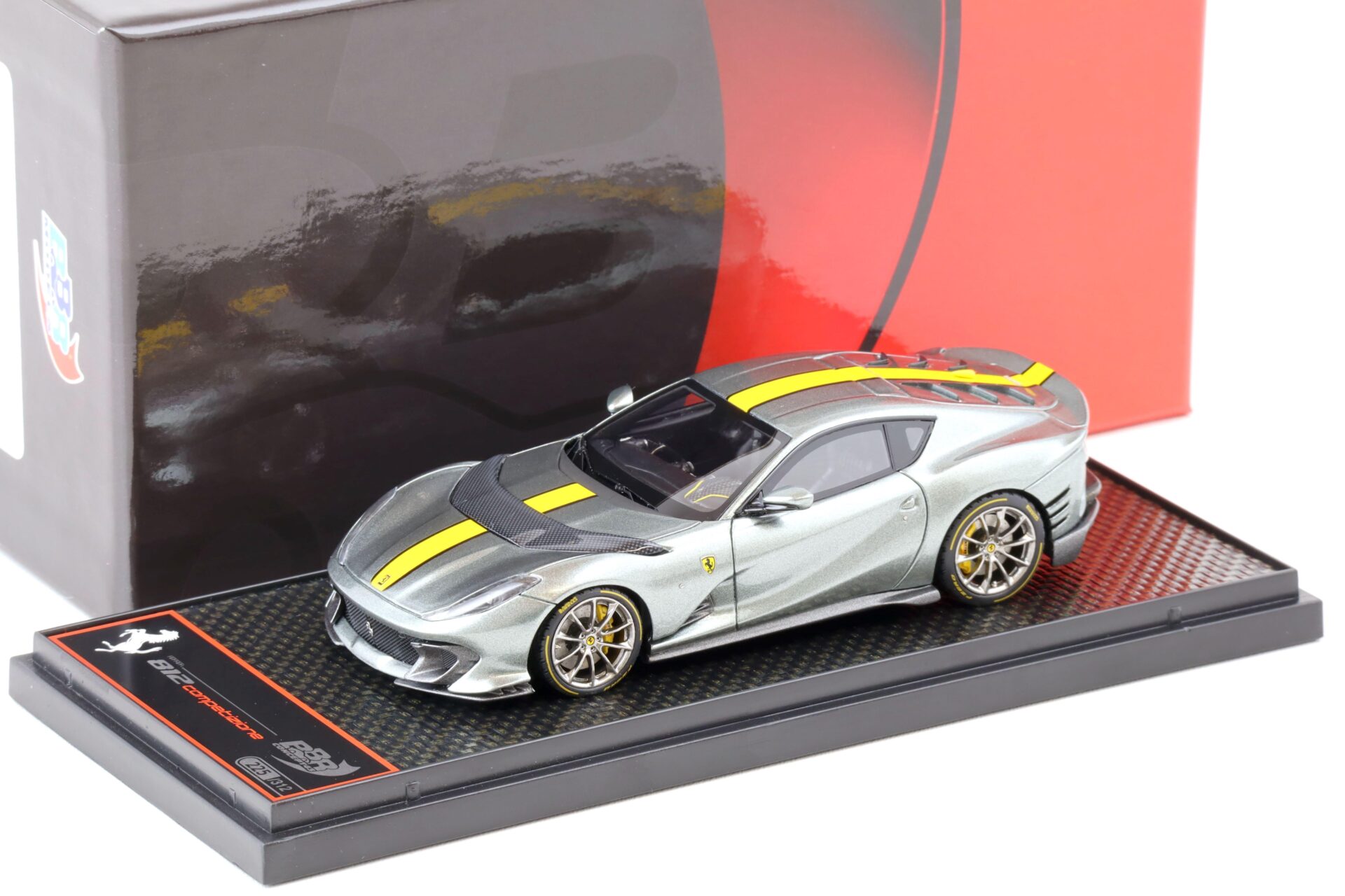 ID 75092 orig 1.jpg 1:43 BBR Ferrari 812 Competizione 2021 Grigio Coburn grey - Limited 312 pcs.