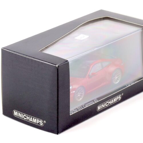 1:43 Minichamps Porsche 911 (992) Carrera 4S Coupe 2019 Karmin red