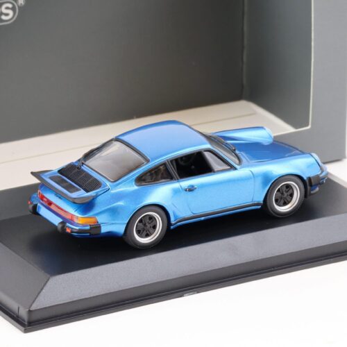 1:43 Minichamps Porsche 911 (930) Turbo 3.0 Coupe Minerva blue - CA04316030