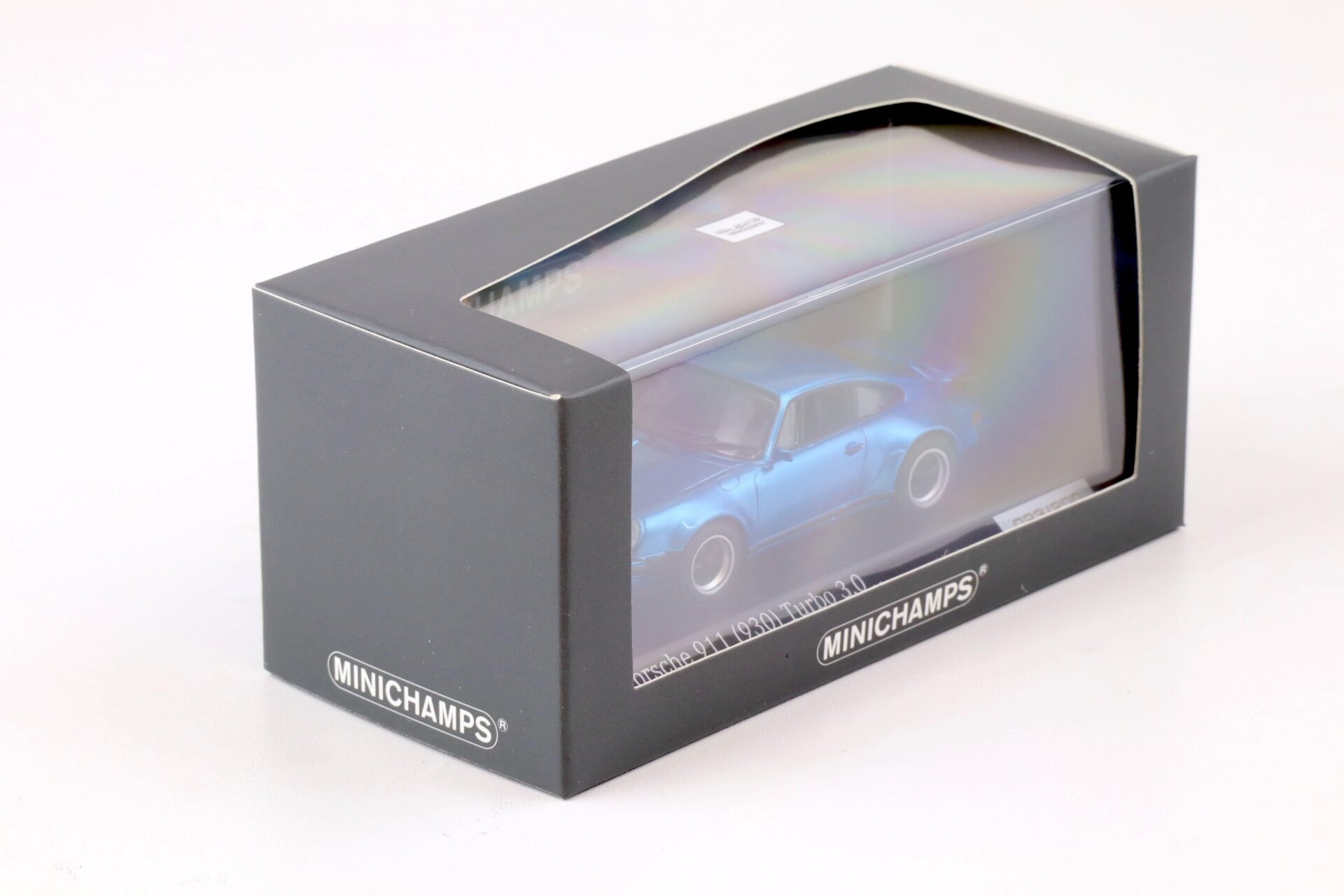 1:43 Minichamps Porsche 911 (930) Turbo 3.0 Coupe Minerva blue - CA04316030