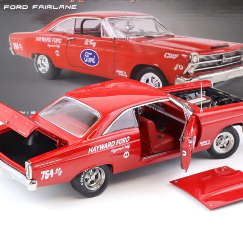 1:18 GMP 1966 Ford Fairlane 427 Prototype Hayward Ford Ed Terry red 18974