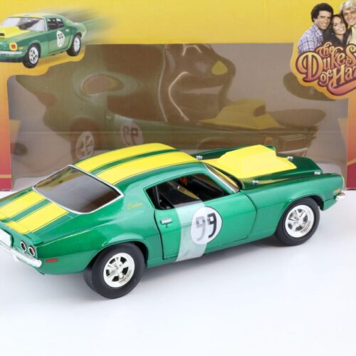 1:18 Johnny Lightning Cooter´s Chevrolet Camaro green/ yellow The Dukes of Hazzard