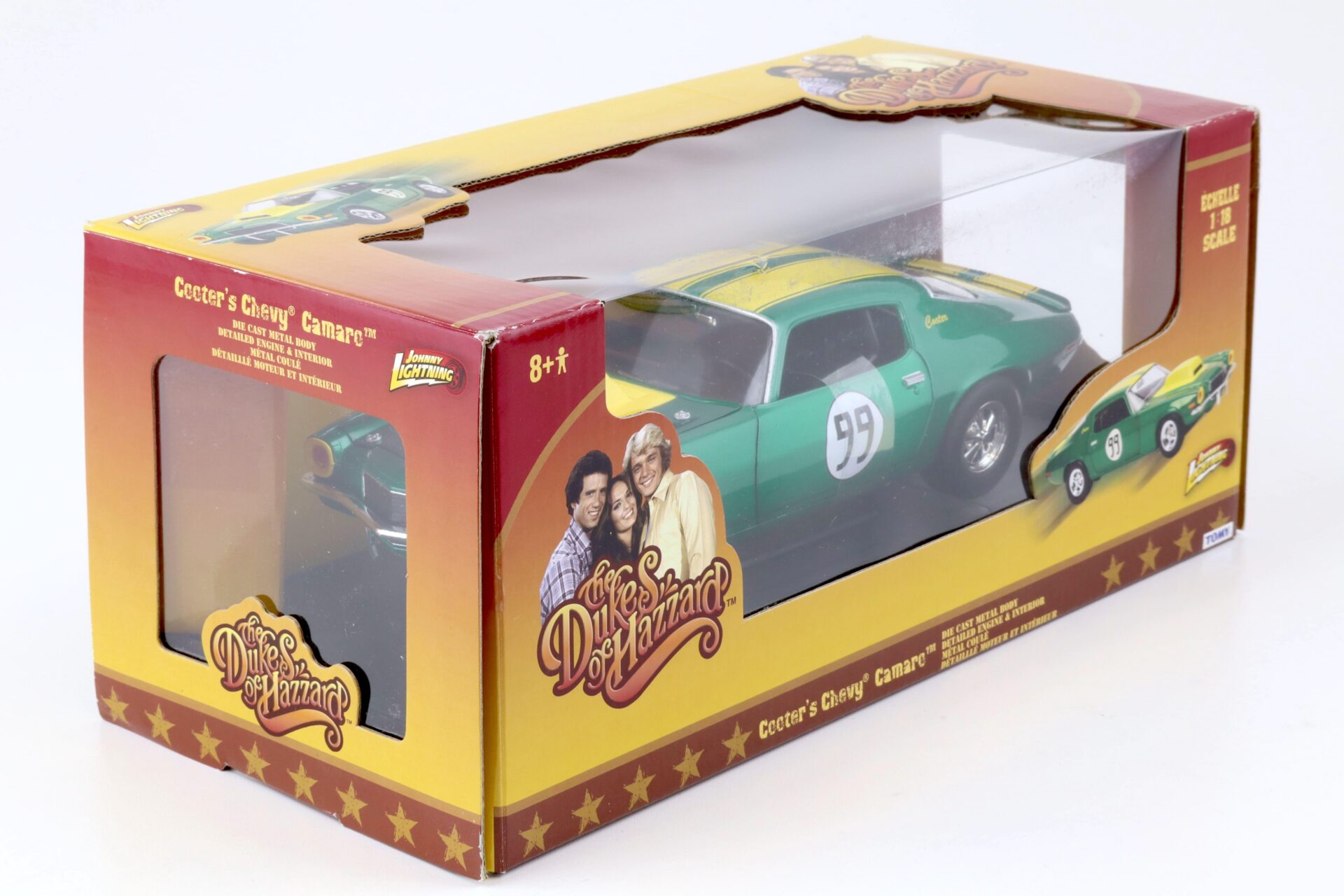 1:18 Johnny Lightning Cooter´s Chevrolet Camaro green/ yellow The Dukes of Hazzard
