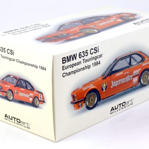 1:18 AUTOart BMW 635 CSI European Touringcar 1984 JÄGERMEISTER Stuck #6