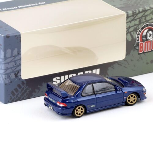 1:64 BMC BM Creations Subaru Impreza WRX Type-R 3-6 Gen. LHD blue + parts