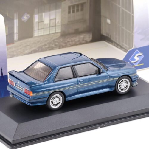 1:43 Solido BMW M3 E30 Alpina B6 3.5S Coupe blue metallic 1989