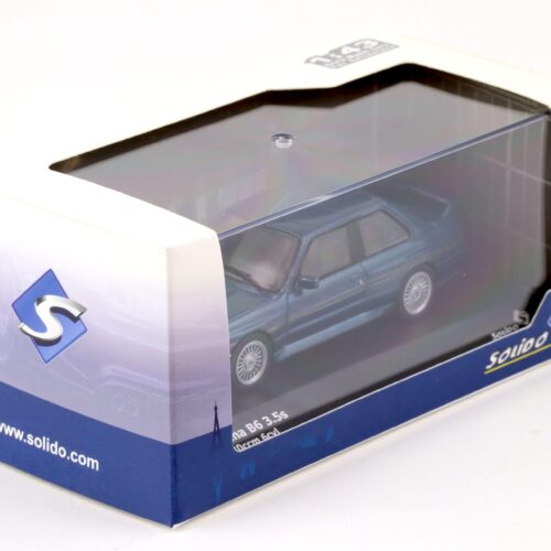 1:43 Solido BMW M3 E30 Alpina B6 3.5S Coupe blue metallic 1989
