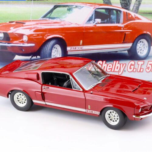 1:18 Exact Detail 1967 Ford Mustang Shelby GT500 Coupe Candyapple red