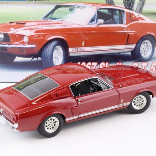 1:18 Exact Detail 1967 Ford Mustang Shelby GT500 Coupe Candyapple red