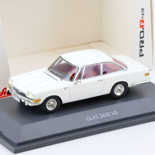 1:43 Schuco PRO.R43 Glas 2600 V8 1966 white 450913300 - Image 1
