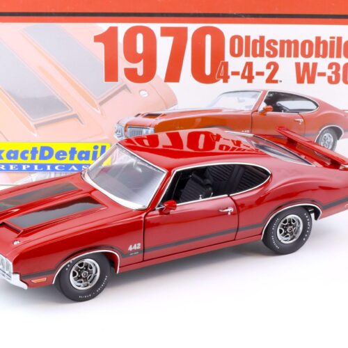 1:18 Exact Detail 1970 Oldsmobile 442 W-30 Coupe red/ white