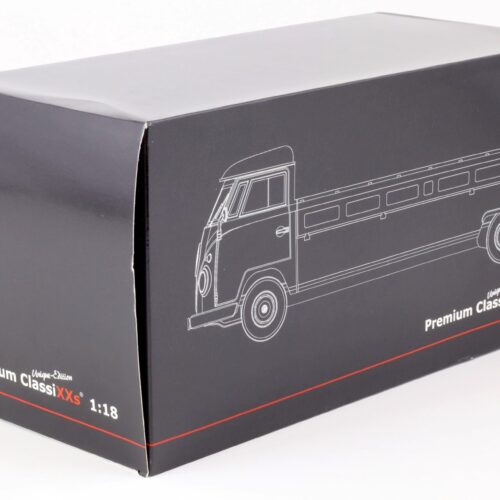 1:18 Premium ClassiXXs VW T1 Langpritsche Bunker Porsche Racing Service red