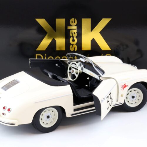 1:12 KK-Scale SET Porsche 356A Speedster 1955 white #33F + James Dean Figur
