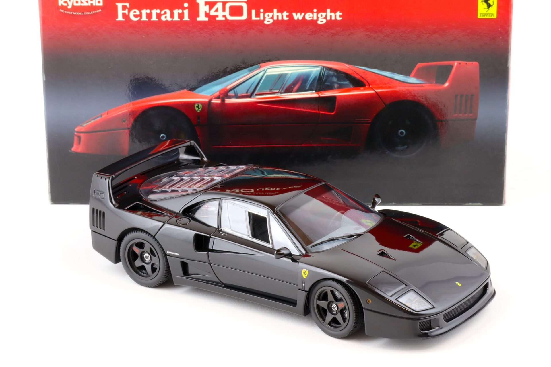 1:18 Kyosho Ferrari F40 Light Weight Version black 0812BK