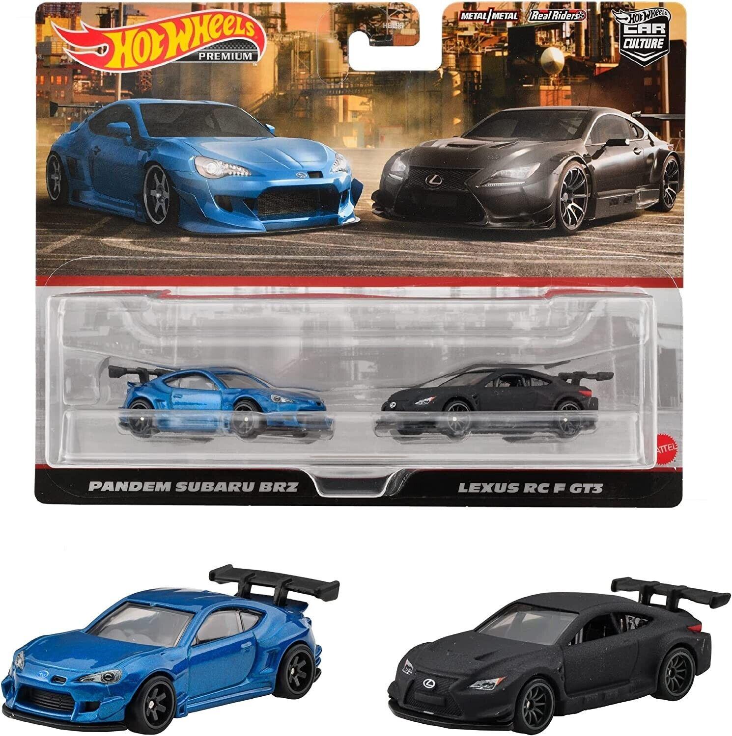 ID 76625 orig.jpg 1:64 Hot Wheels 2023 Premium 2-Pack Pandem Subaru BRZ & Lexus RC F GT3