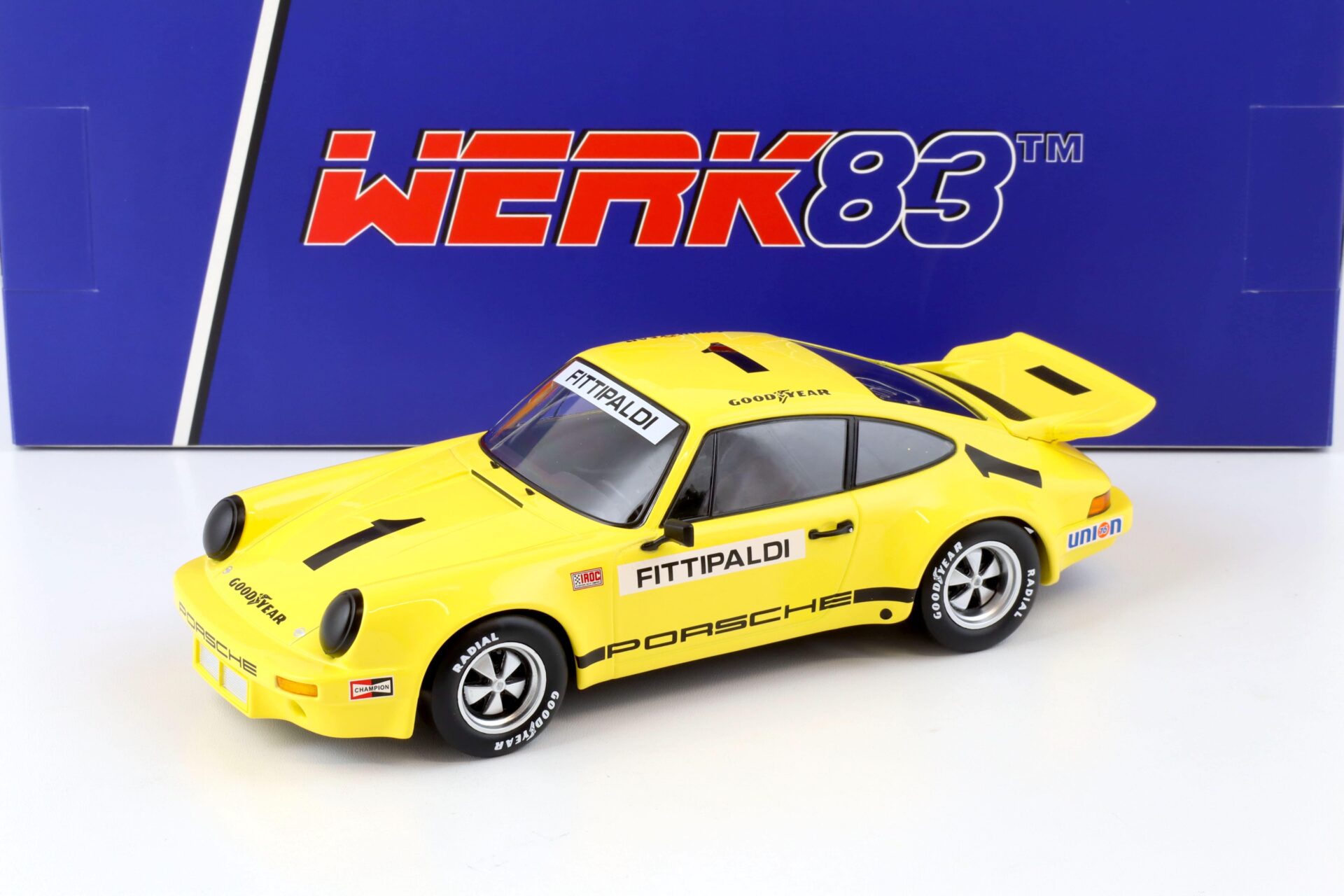 ID 76895 orig.jpg 1:18 WERK83 Porsche 911 Carrera 3.0 RSR #1 IROC Riverside 1973 Fittipaldi yellow