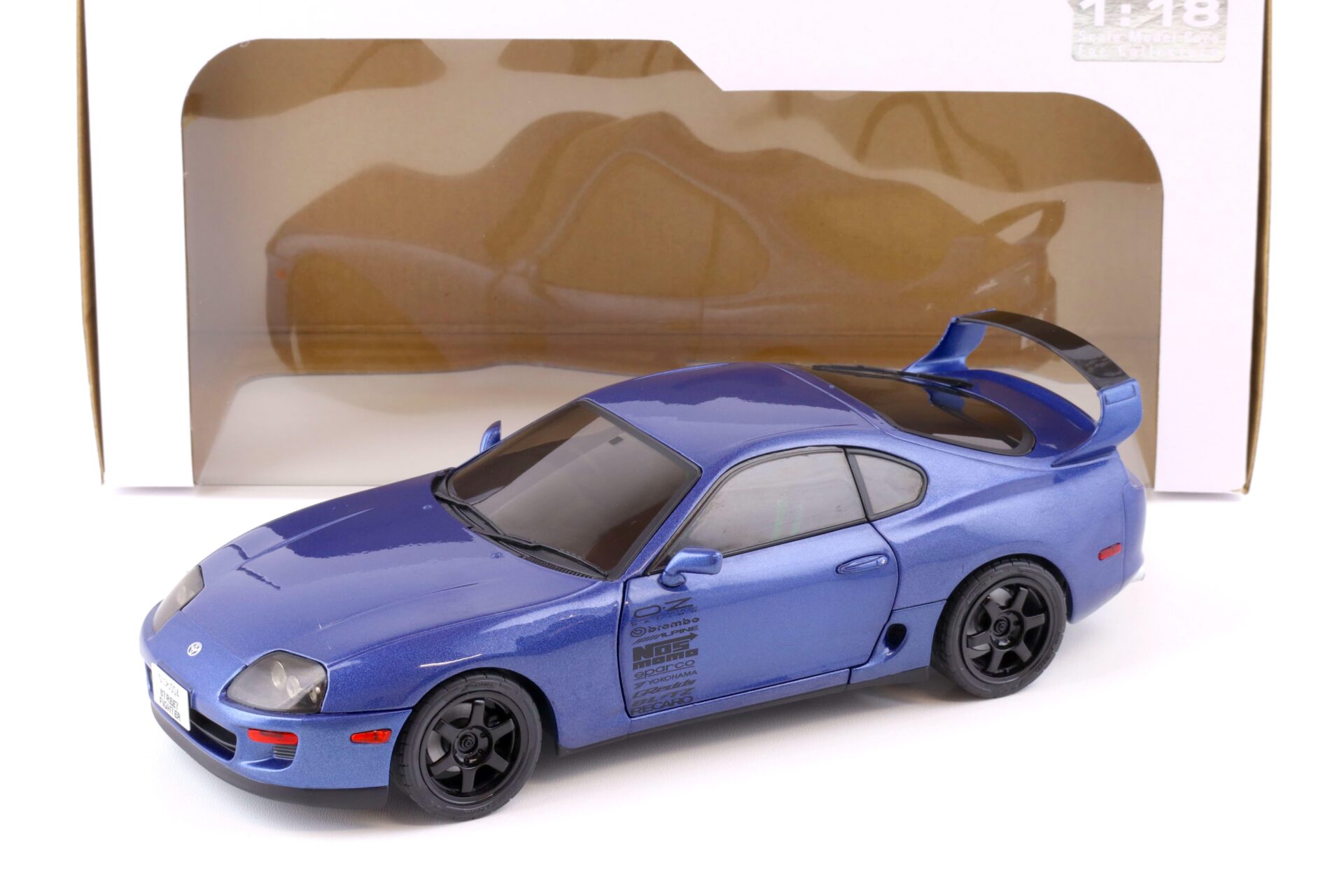 ID 77440 orig 1.jpg 1:18 Solido Toyota Supra MK4 (A80) Coupe Streetfigther 1993 blue metallic
