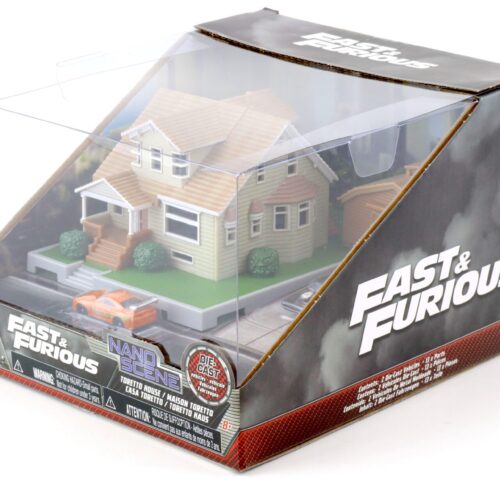 Jada Toys Nano Scene Fast & Furious Dom´s House Diorama with Supra & Charger