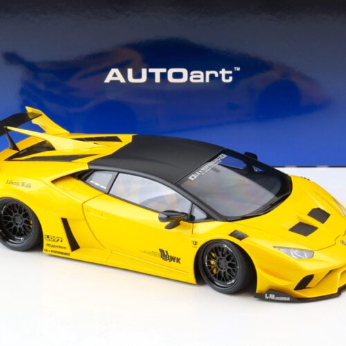 1:18 AUTOart Lamborghini Huracan GT LB-SILHOUETTE Works 2019 metallic yellow - Image 2