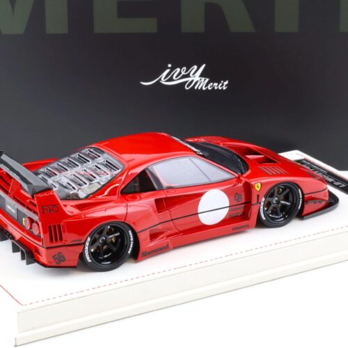 1:18 Ivy Model Merit Ferrari F40 LB Works LBWK Rosso Corsa red - Limited 99 pcs.
