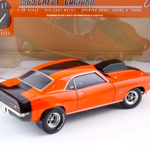 1:18 Highway61 Baldwin Motion 1969 Chevrolet Camaro Pro Stock hugger orange