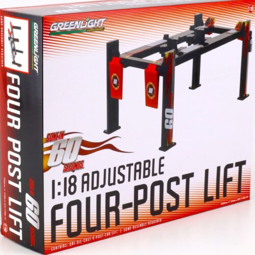 1:18 Greenlight Gone in 60 Seconds Adjustable FOUR-POST Lift Hebebühne Zubehör black