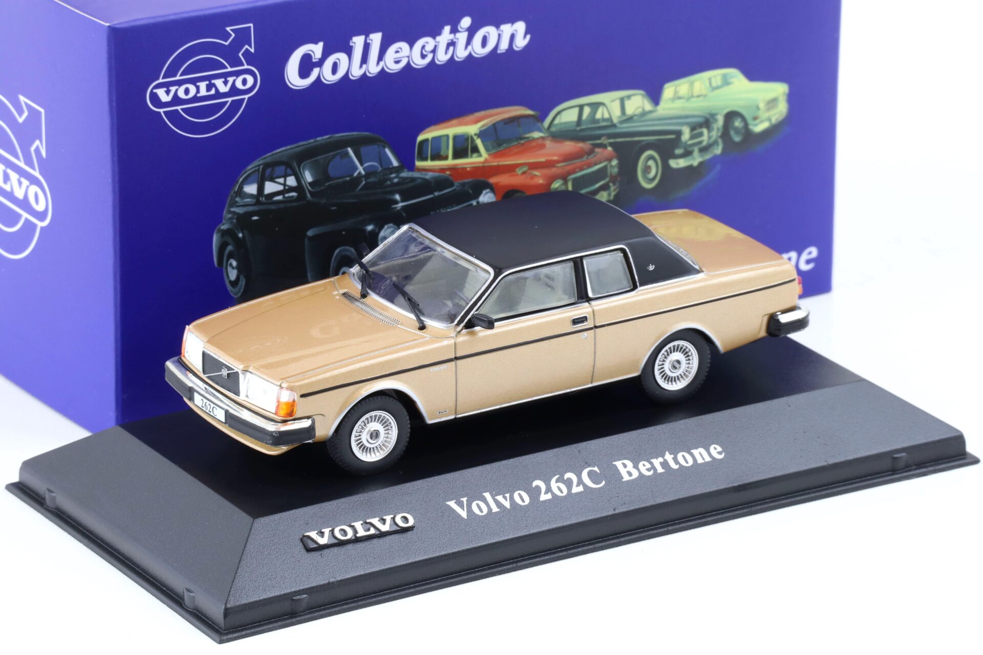 ID 81763 orig 1.jpg 1:43 Atlas IXO Volvo Collection 1982 Volvo 262C Bertone gold metallic