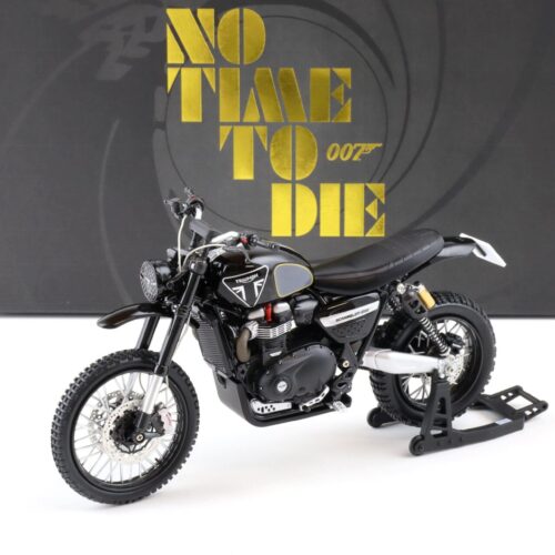 1:12 Corgi Triumph Scrambler 1200 James Bond 007 No Time To Die black