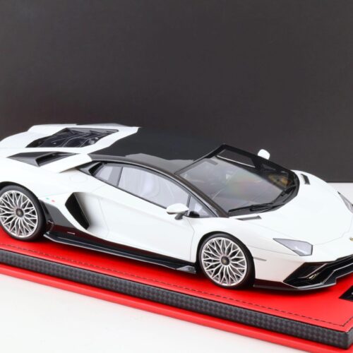 1:18 MR Collection Lamborghini Aventador Ultimae Bianco Isi with Carbon roof - Limited 149 pcs. - Image 2