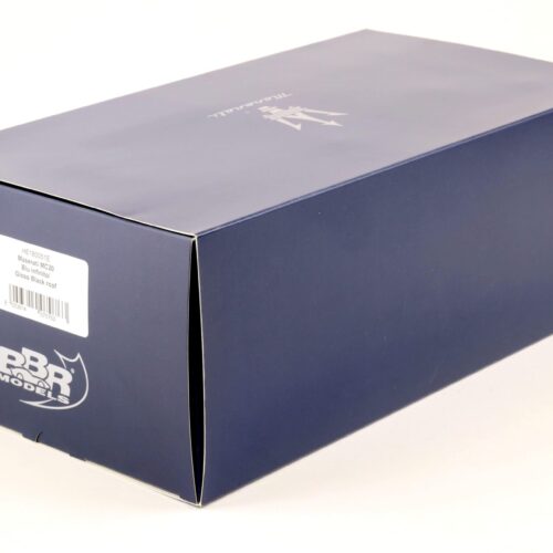 1:18 BBR Maserati MC20 Coupe 2020 Blu Infinito/ Gloss black roof Die-Cast HE180051E - Image 5