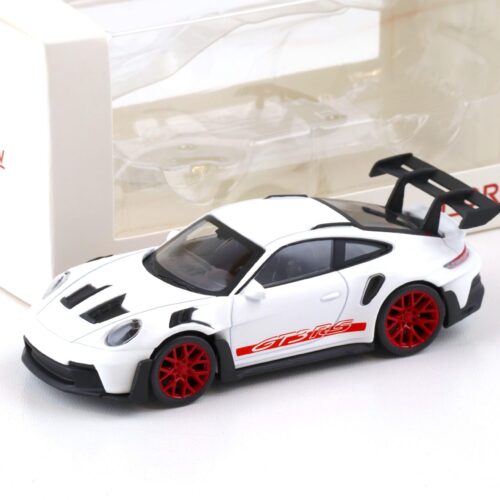 1:43 Norev Jet Car Porsche 911 (992) GT3 RS white/ pyro red 2022