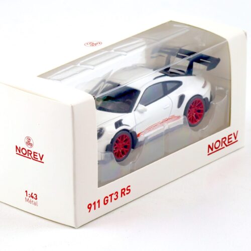 1:43 Norev Jet Car Porsche 911 (992) GT3 RS white/ pyro red 2022