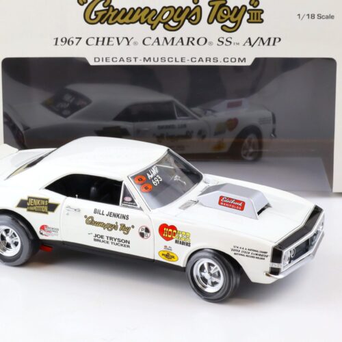 1:18 Precision 1967 Chevrolet Camaro SS A/MP Grumpy´s Toy III Bill Jenkins white