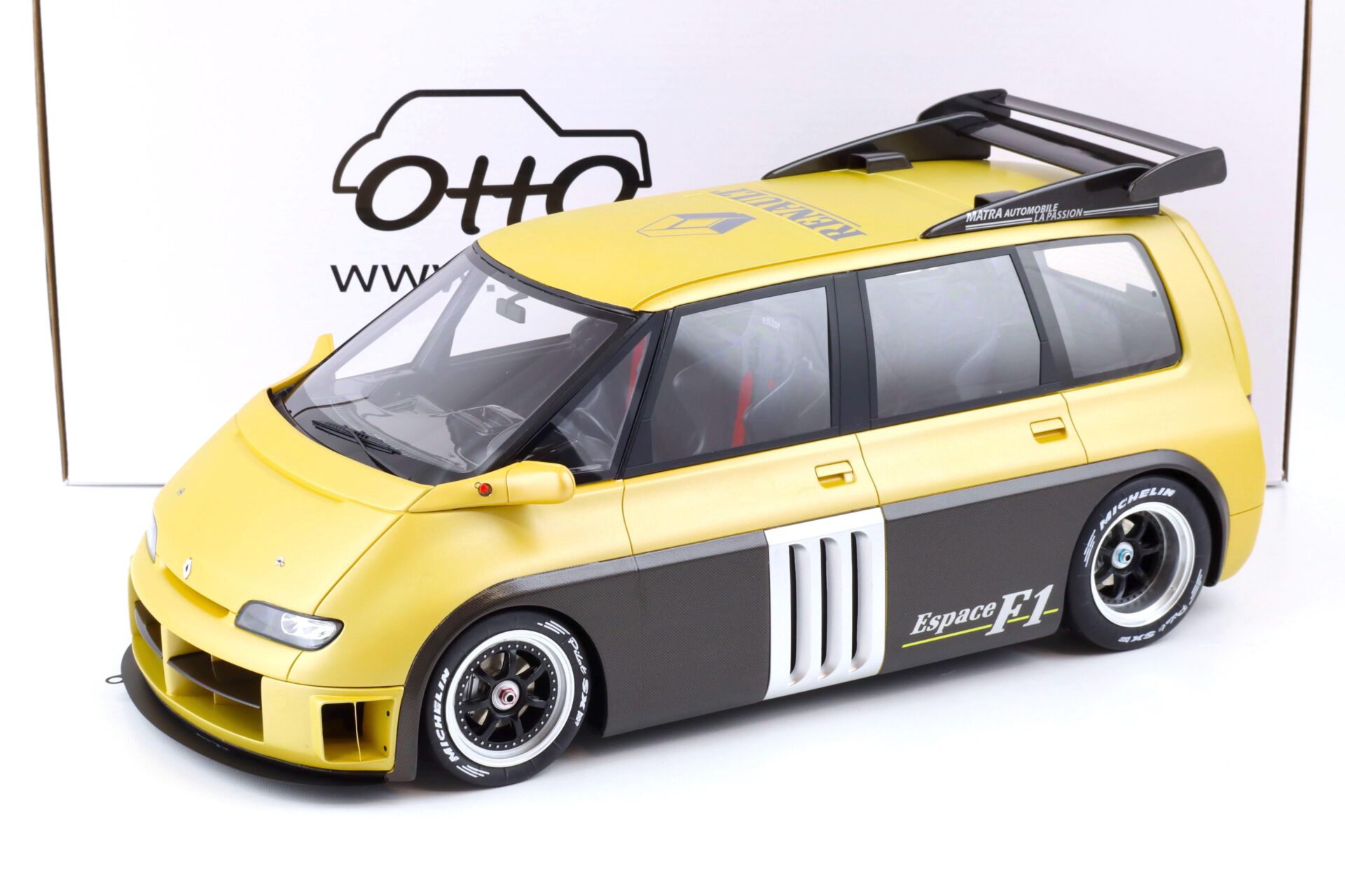 ID 82910 orig.jpg 1:12 OTTO mobile G070 Renault Espace F1 matt yellow/ grey 1994