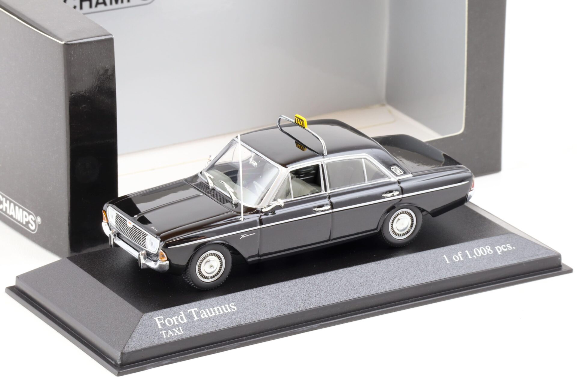 ID 83058 orig 1.jpg 1:43 Minichamps Ford Taunus Sedan TAXI 1964 black