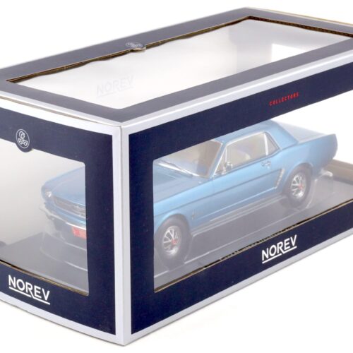1:18 Norev Ford Mustang Hardtop Coupe 1965 Turquoise metallic