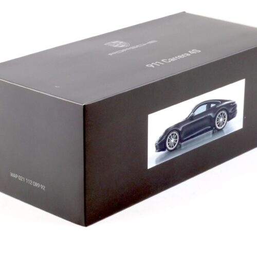 1:18 Minichamps Porsche 911 (992) Carrera 4S Coupe black WAP DEALER - Image 4