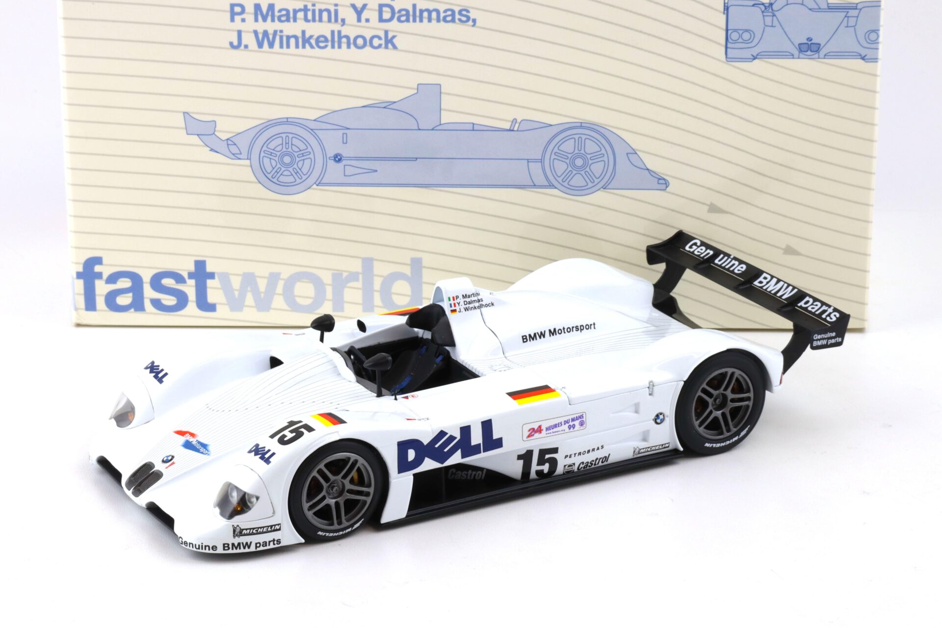 ID 83475 orig.jpg 1:18 Kyosho BMW V12 LMR Winner Le Mans 1999 Martini/ Dalmas/ Winkelhock DEALER