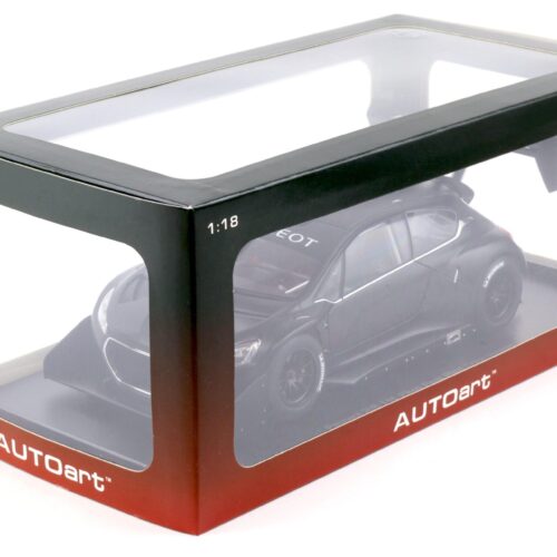 1:18 AUTOart Peugeot 208 T16 Pikes Peak Race Car 2013 Plain Color Version black